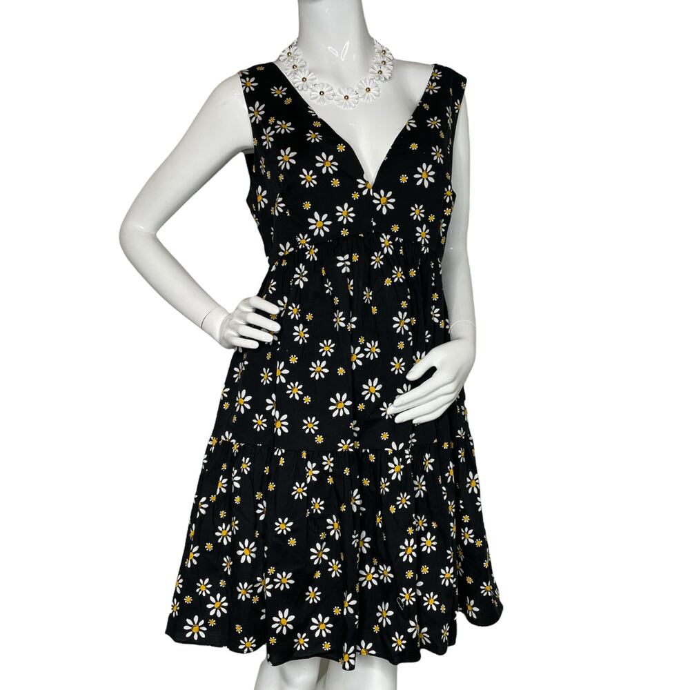 Kate Spade Daisy dots Mainline Vineyard sleeveless Dress Size 4